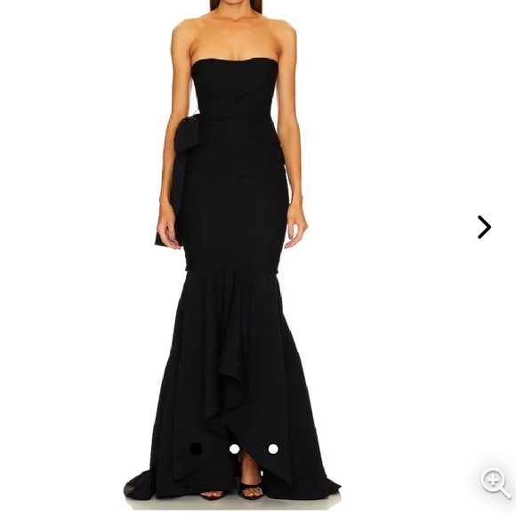 Michael Costello x REVOLVE Anyssa Gown in Black XS - Missing Belt! - Picture 2 of 7